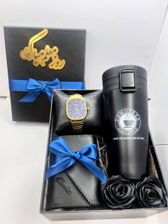باکس مخصوص روز معلم ساعت مردانه هدیه مردانه شیک وخاص تراول ماگ ارسال رایگان تخفیف ویژه و پرفروش