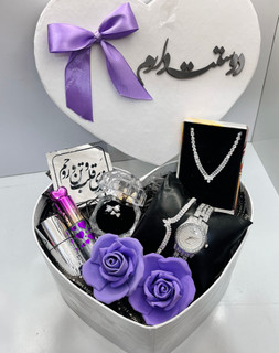 باکس هدیه قلبی کادوی تولد زنانه دخترانه سورپرایز اکسسوری جواهری هدیه پرفروش